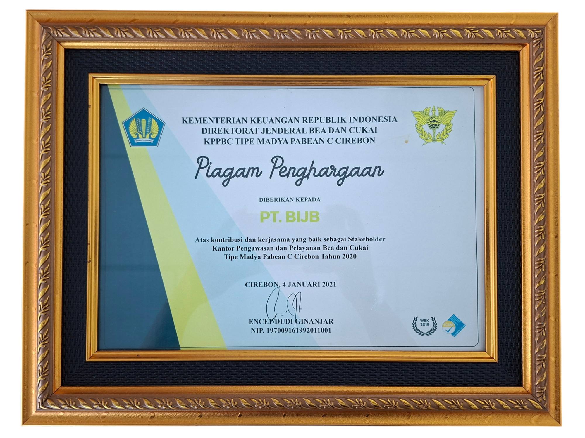 Stakeholder Kantor Pengawasan dan Pelayanan Bea Cukai Tipe Madya Pabean C Cirebon