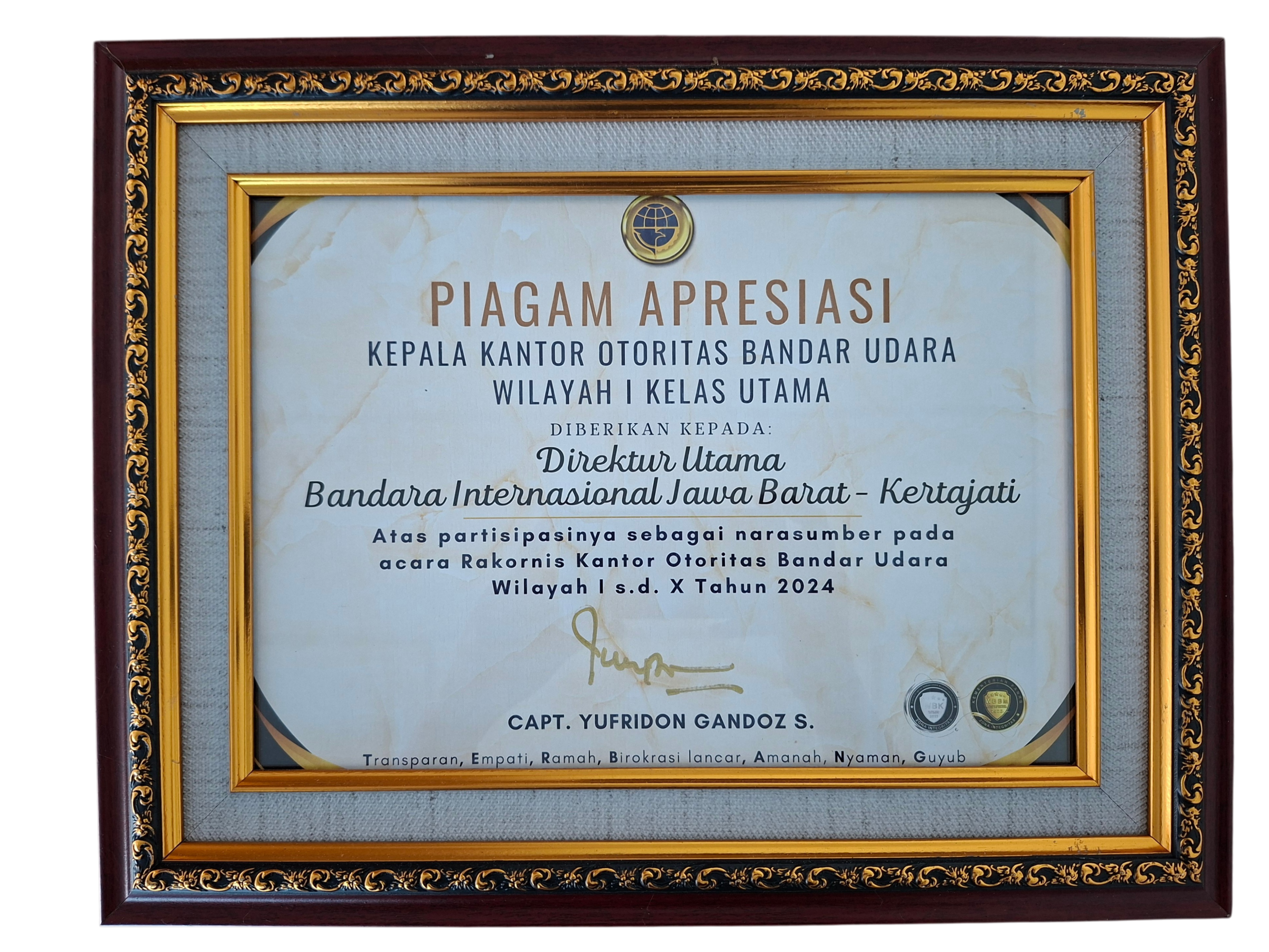 Rakornis Kantor Otoritas Bandarudara Wilayah I sd X